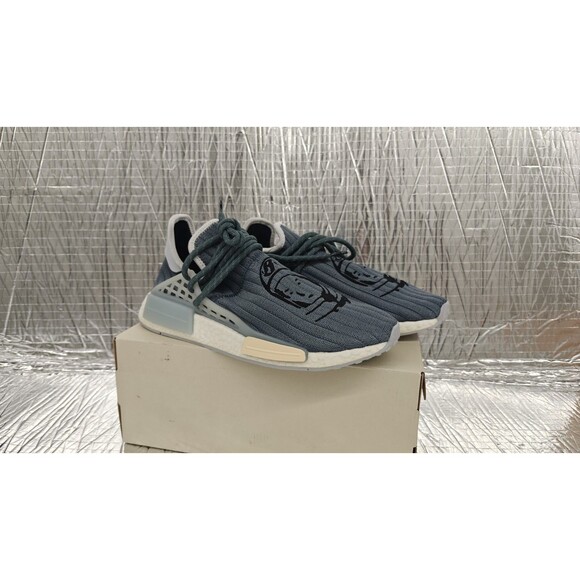 Adidas NMD Human Race x BBC Ice Cream x Pharrell Gray, GW3955, Size -8.5 main image 4